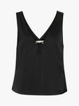 Топ с V-образным вырезом Jessie Sleek Gestuz, Black - фото 5