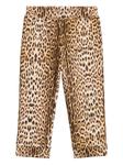 Леггинсы с принтом Jaguar Roberto Cavalli Junior, коричневый - фото