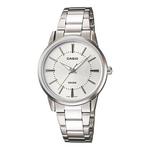 Часы CASIO Waterproof Stainless Steel Strap Silver Analog, цвет silver - фото