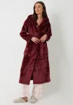 Халат с капюшоном Threadbare, Berry - фото