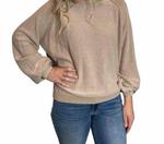 Свитер из минеральной стирки цвета хаки Easel - фото