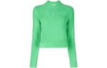 T By Mockneck Long Sleeved Sweater Alexander Wang, зеленый - фото