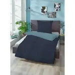 Постельное белье Biberna, (2 шт.), цвет dunkelblau-bleu - фото 6