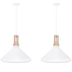 Подвесная лампа KONSIMO, 35x35x28 см, белый - фото