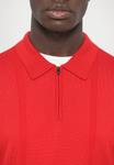 Поло J.LINDEBERG REMY STRUCTURE ZIP , Barbados Cherry/Red - фото 7
