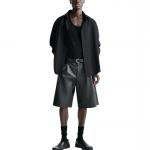 Рубашка мужская черная Zara, черный - фото 3