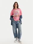 Футболка oversize Sunnyoversize Optic Wash ERJZT06022 Roxy, розовый - фото 2
