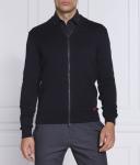 Свитер мужской Hugo на молнии, синий - фото