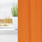 Плотные шторы с кольцами, 2 шт., светло-оранжевые vidaXL - фото 3