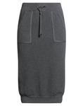 Юбка миди Brunello Cucinelli, серый - фото