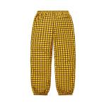 Брюки Supreme Plaid Warm Up Pant, Yellow - фото 2