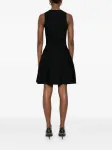 Мини-платье без рукавов Alexander Mcqueen, черный - фото 4