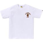 Футболка Logo Cotton A BATHING APE, белый - фото