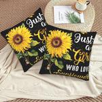 BURLOE Чехлы для декоративных подушек Sunflower Plush White - фото 5