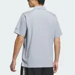 Adidas Поло мужское серебристо-серое - фото 4