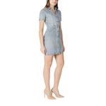 Синее хлопковое миди Morgan Lane, синий - фото 4