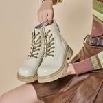 Ботинки Martin Boot женские Gemeiq, бежевый - фото 14