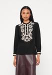 Блуза Antik Batik NOHI BLOUSE, Black - фото