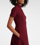 Креповое платье Малинда Emilia Wickstead, Burgandy - фото 5