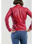 Кожаная куртка CBL, красный - фото 3