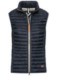 Стеганый жилет Camel Active aus recyceltem Polyamid, темно-синий - фото