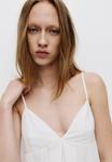 Топ PULL&BEAR STRAPPY , White - фото 4