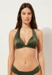 Верх бикини SHINY Calzedonia, зеленый - фото