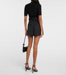 Le short bari шерстяные шорты со складками Jacquemus, черный - фото 3