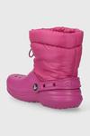 Детские зимние ботинки Crocs Classic Lined Neo Puff, розовый - фото 3