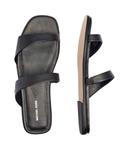 Кожаные тапочки Джайда Michael Kors, черный - фото 4