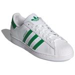 Кроссовки Adidas Superstar 'White Green', зеленый - фото 3