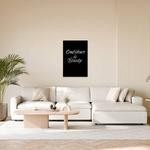 Картина на холсте A.S. Création Confidence 2 цвет weissschwarz - фото 2