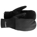 Перчатки гибридные флисовые Lumen 2 Craft, черный - фото