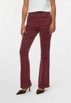 Брюки Vero Moda HIGH WAIST VMSIGA FLARED, Rose Brown/Mottled Lilac - фото