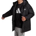 Пуховик Adidas Logo Multiple Pockets Outdoor Sports, черный - фото 5