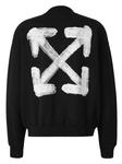 Off-White толстовка Spray Arrows, черный - фото 2