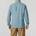 Мужская рубашка Timberland, голубой - фото 4