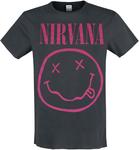 Футболка Nirvana Amplified Collection - Neon Pink, угольный - фото