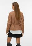 Кардиган Vero Moda VMSORRENTO BELT VIP TS, Mocha Mousse/Brown - фото 3