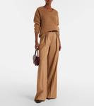 Свитер Pantera из верблюжьей шерсти и шелка Max Mara, Cammello - фото 2