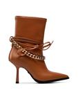 Ботильоны на шпильке Rage Age, коричневый - фото
