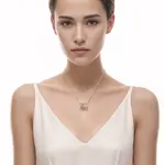 COACH Латунное ожерелье для женщин Rose Gold - фото 9