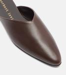 Домашние кожаные мюли Herbert Levine, Dark Brown - фото 5