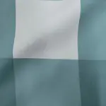 Постельное белье Primera «Basic Percale» в современном клетчатом дизайне, белый/аквамарин - фото 4