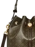 Сумка-ведро T Monogram Tory Burch, коричневый - фото 5