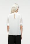 Блуза VILA VISHIMMER HIGH NECK , Snow White/White - фото 3