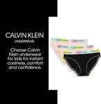 Современные хлопковые трусики-бикини Calvin Klein для девочек, Single - Symphony - фото 4