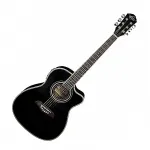 Oscar Schmidt OG1CE - Акустическая электроструна 3/4 Дредноут гитара, черная - фото 2