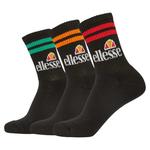 Носки Ellesse Pullo 3 Units Quarter short 3 шт, черный - фото