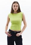Топ MIT WEITEM AUSSCHNITT OXXO, зеленый - фото